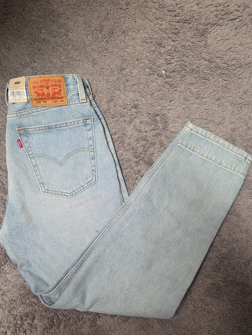 Levi's Men’s Light Wash Relaxed Fit Jeans